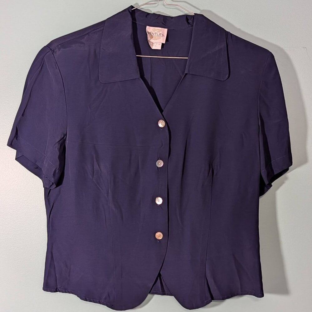 Vintage Woman's‎ Shirt By Bentley Made In USA Size Medium